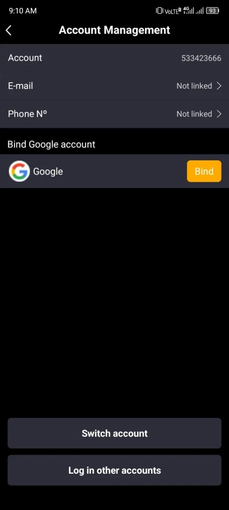 Manage Account Easily
