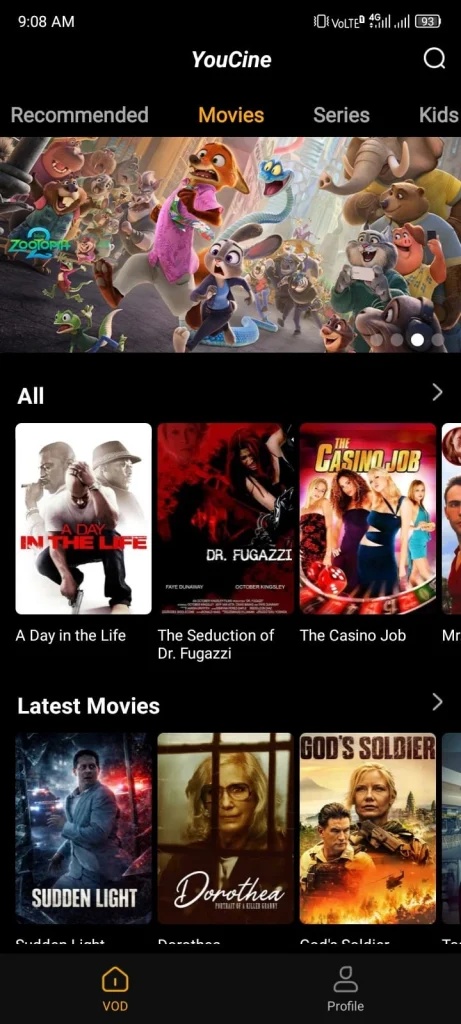 Movies Content