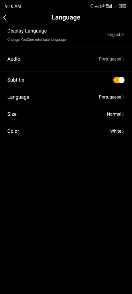 Select Your Preferred Language